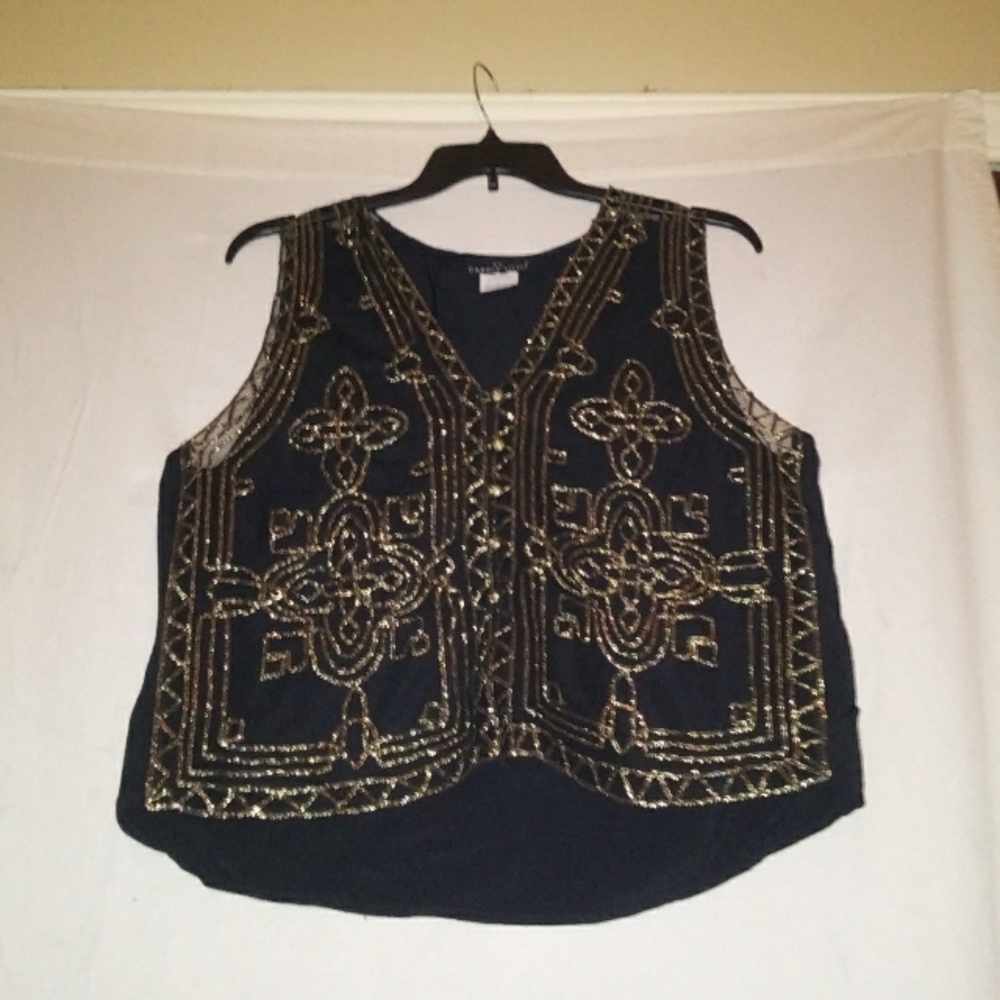 Carole Little Vest. Size small